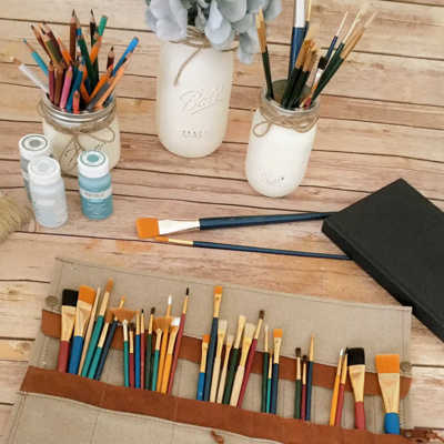 Paint Brush Holders