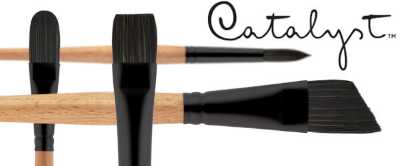 Princeton Catalyst 6450 Short Handle Brushes