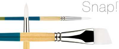 Princeton 9850 Snap Synthetic Short Handle Brushes