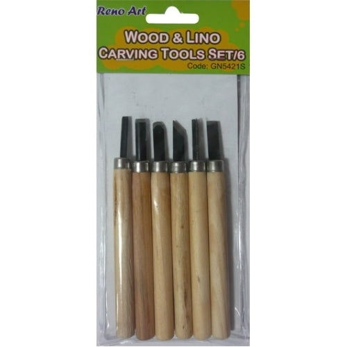 Reno Lino Carving Set 6Pk