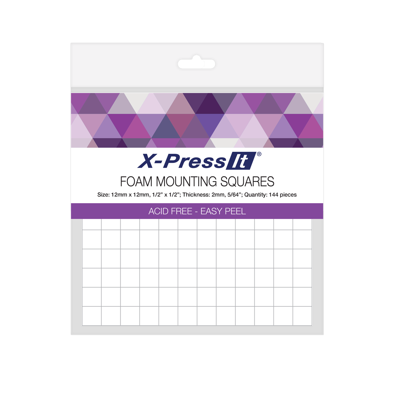 X-Press It Foam Squares 12mm