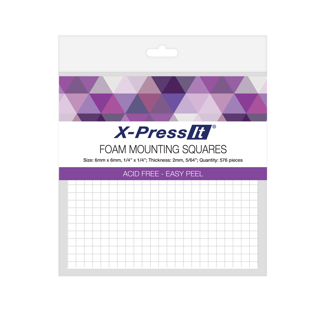 X-Press It Foam Squares 6mm