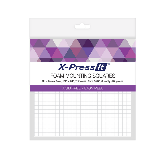 X-Press It Foam Squares 6mm