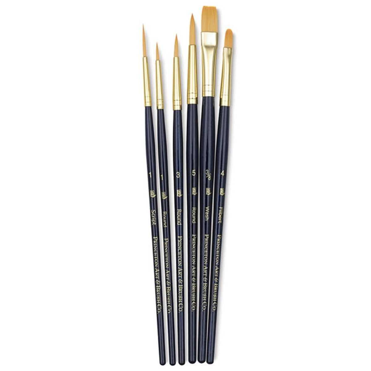 Princeton Real Value  Brush Set Blue 6pk