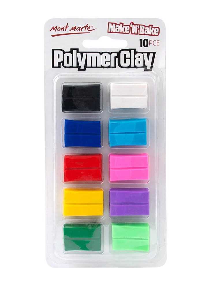 Mont Marte Make n Bake Polymer Clay 10pce