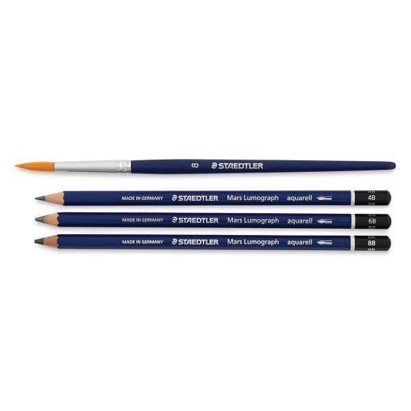 Staedtler Mars Lumograph Aquarell Pencil Tin 5