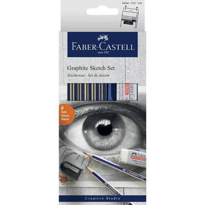 Faber Castell Graphite Sketch Set 8pc