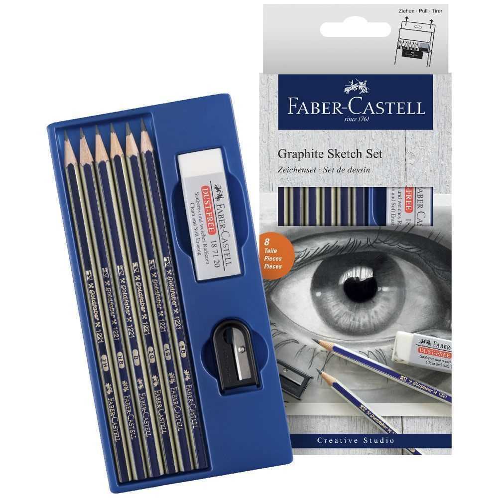 Faber Castell Graphite Sketch Set 8pc