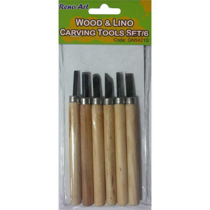 Reno Lino Carving Set 6Pk