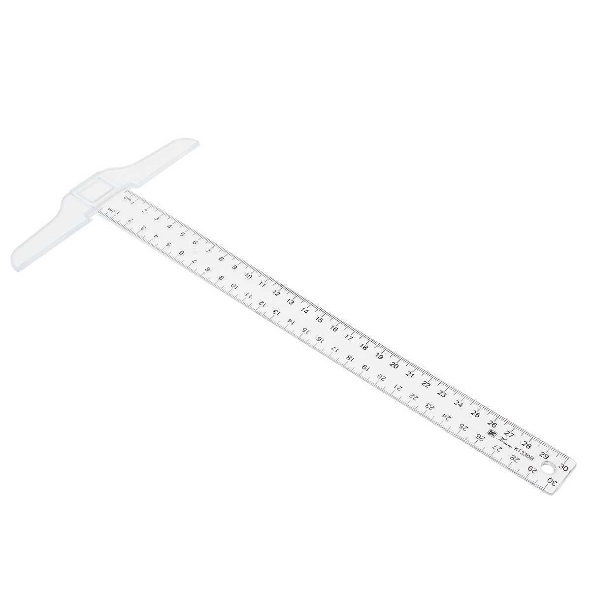 Plastic Clear Head T-Square 30cm