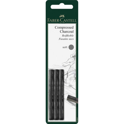 Faber Castell Pitt Compressed Charcoal Sticks Soft