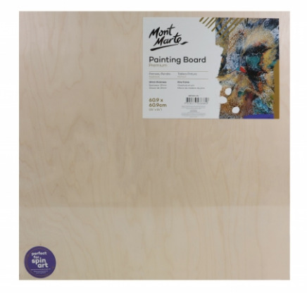 Mont Marte Wooden Painting Board 60.9 x 60.9cm