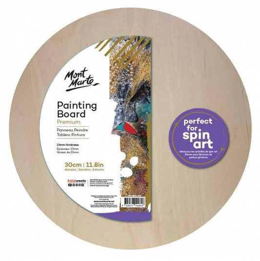 Mont Marte Painting Board Round 30cm