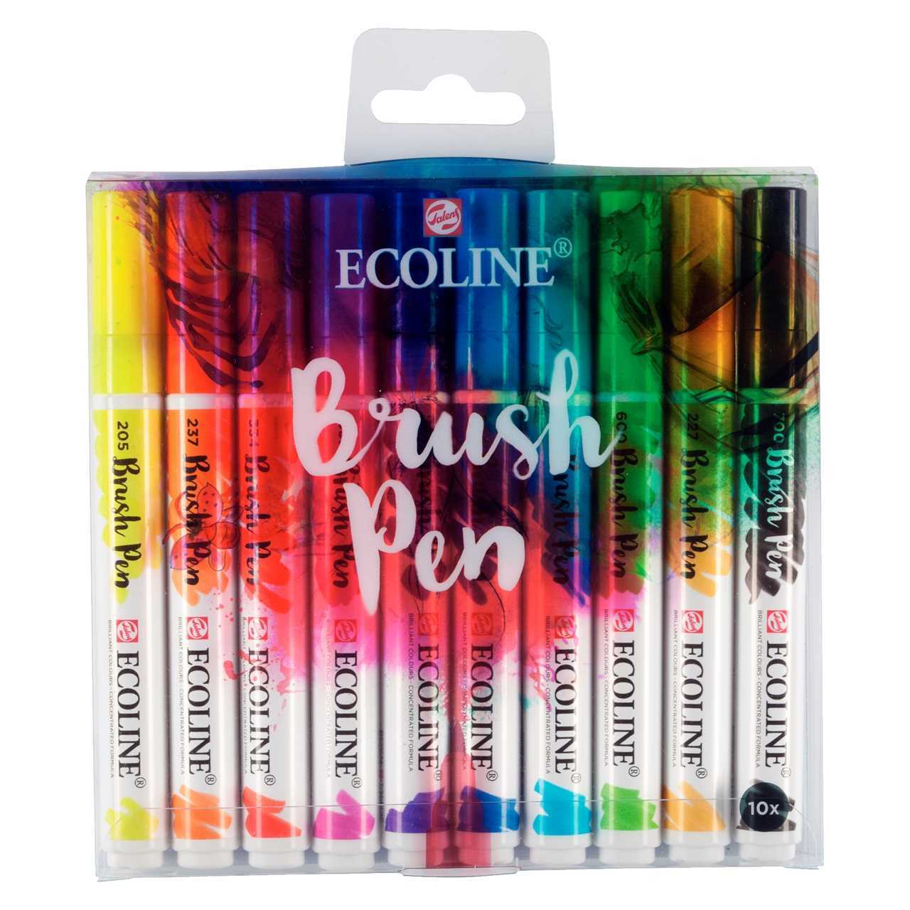 Ecoline Watercolour Brushpen 10pk