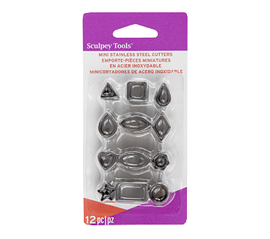 Sculpey Tools Mini Metal Cutters 12pk