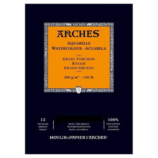 Arches Watercolour Paper Pad Rough 300gsm