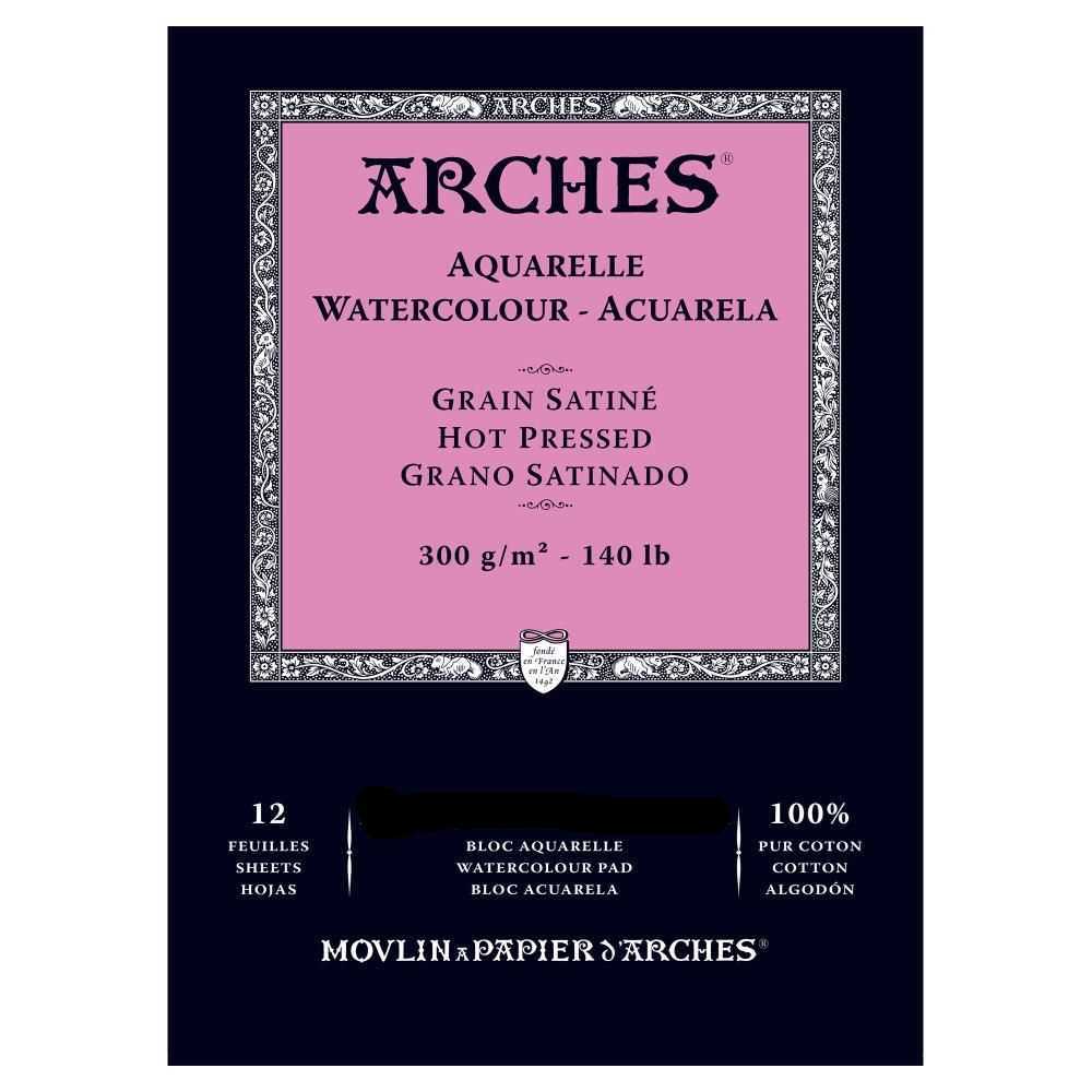 Arches Watercolour Paper Pad Smooth 300gsm