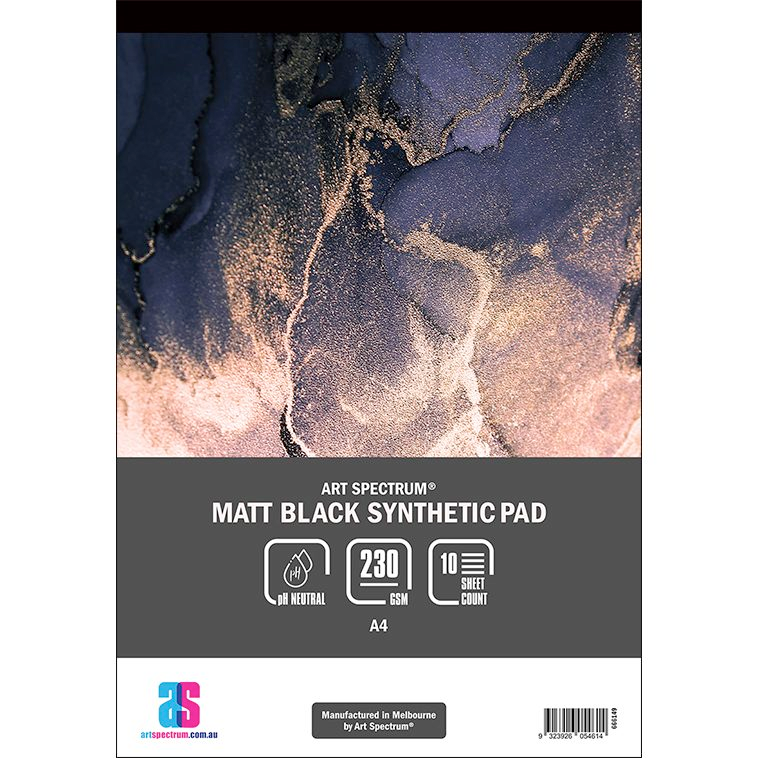 Art Spectrum Matt Black Synthetic Pad