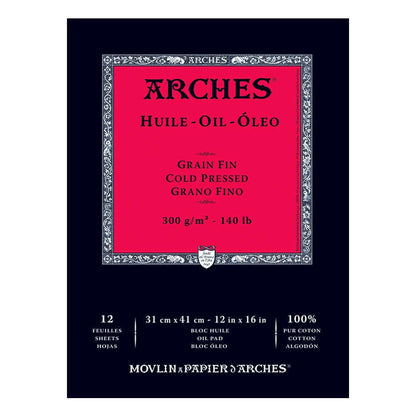 Arches For Oil Paper Pads 300gsm