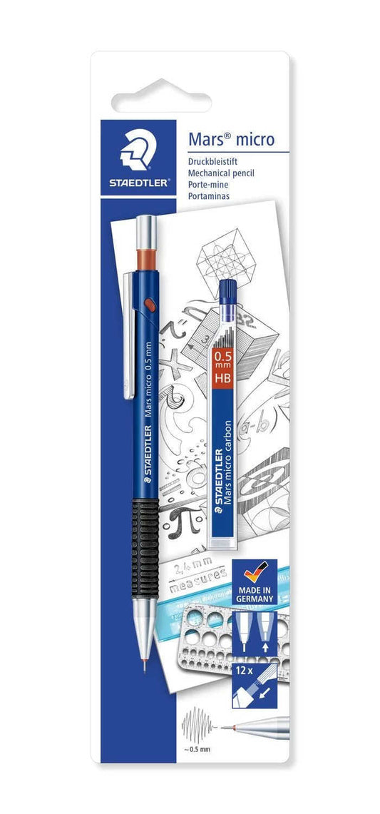 Staedtler Mars Micro Mechanical Pencil 0.5mm With Leads