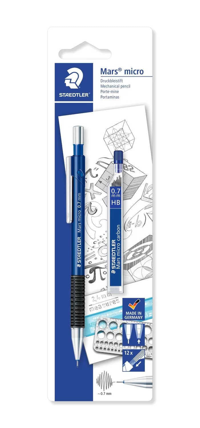 Staedtler Mars Micro Mechanical Pencil 0.7mm With Leads