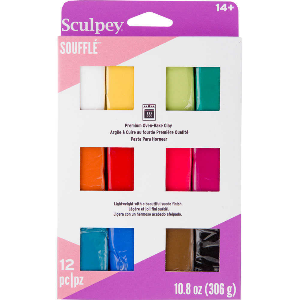 Sculpey Souffle 12pk Sampler Set