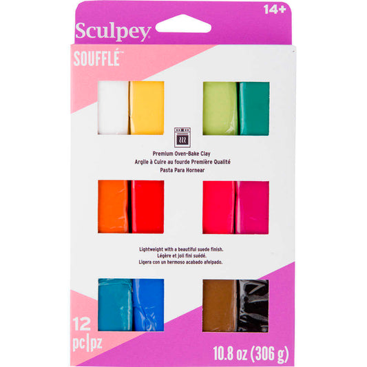 Sculpey Souffle 12pk Sampler Set