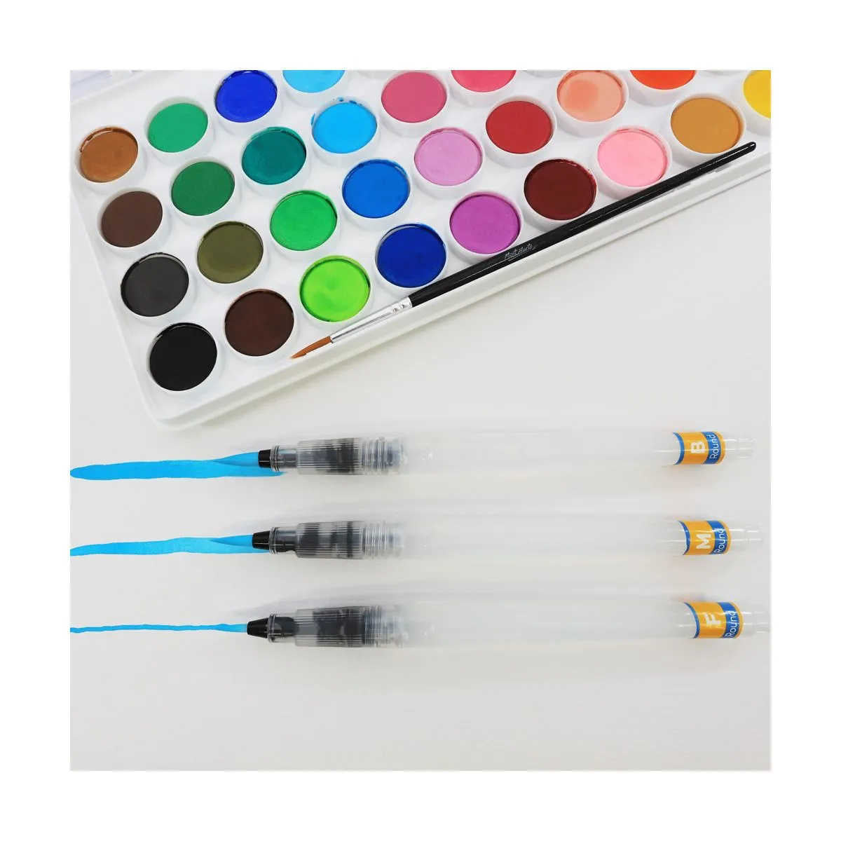 Mont Marte Signature Round Waterbrush Set 3pce