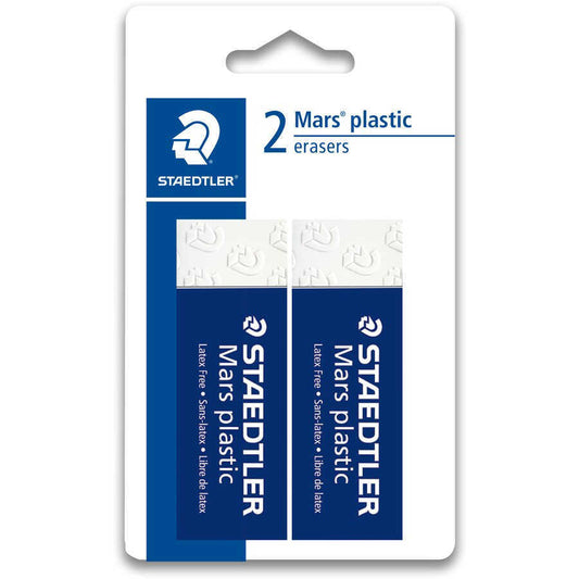 Staedtler Mars Plastic Eraser 2pk