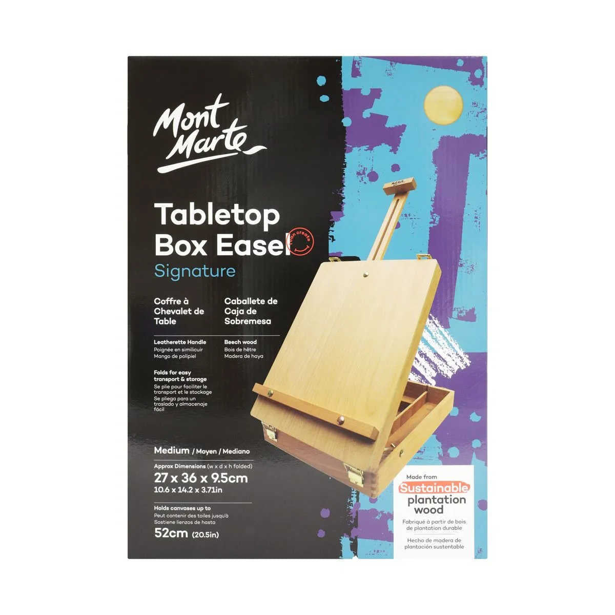 Mont Marte Table Top Box Easel Medium