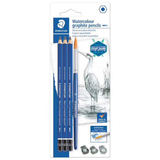 Staedtler Mars Lumograph aquarell pencil 3pk