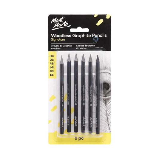 Mont Marte  Woodless Graphite Pencils