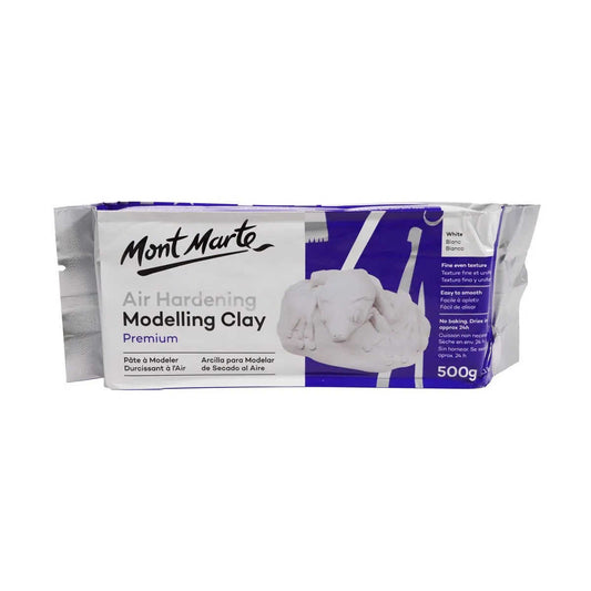 Mont Marte Air Dry Clay White 500g