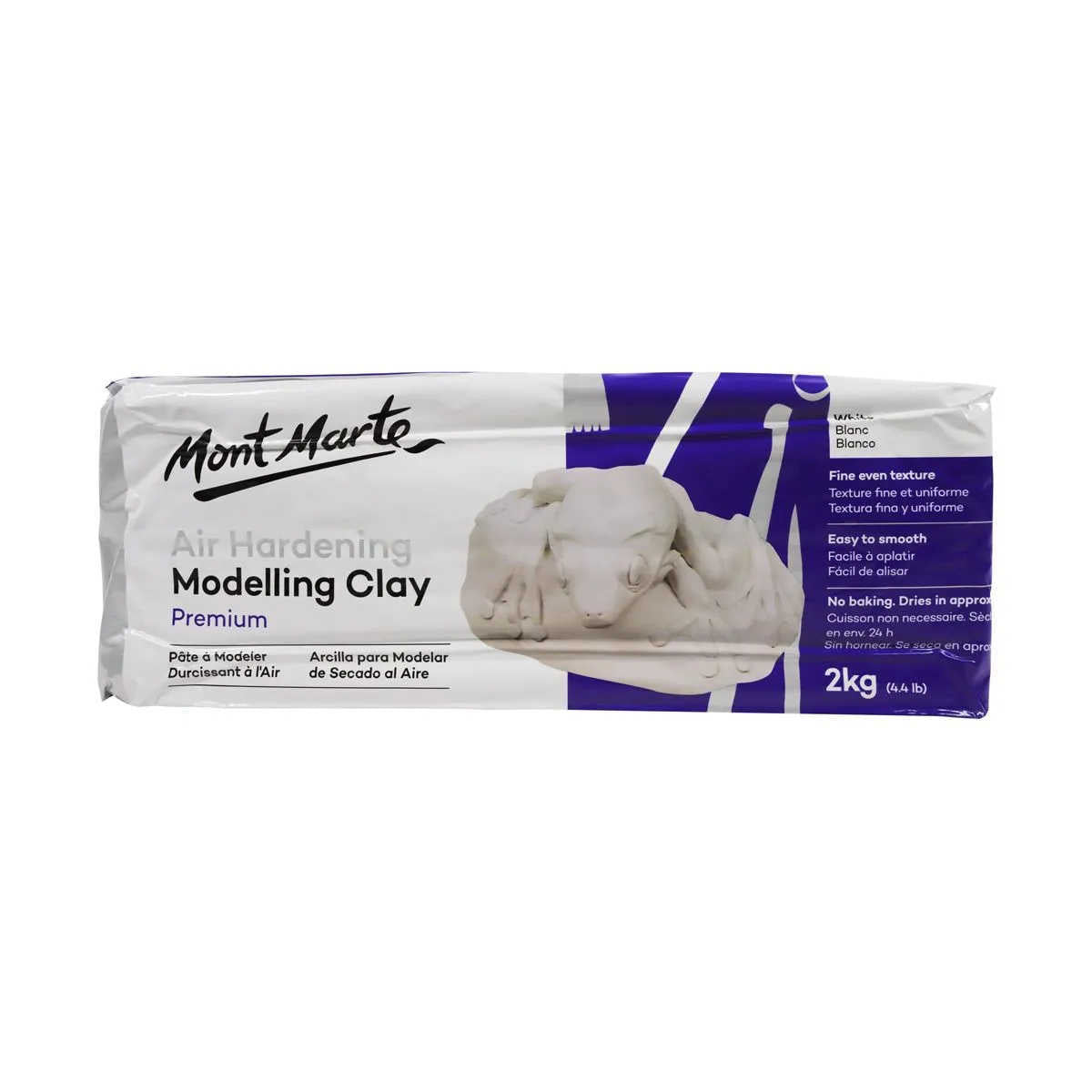 Mont Marte Air Dry Clay White 2kg