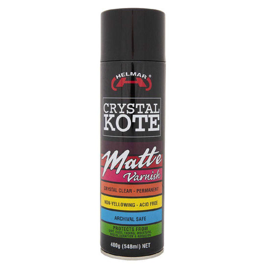 Helmar Crystal Kote Spray Matte Varnish