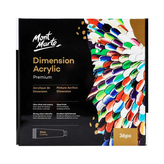 Mont Marte Dimension Acrylic Paint 36 tube Set