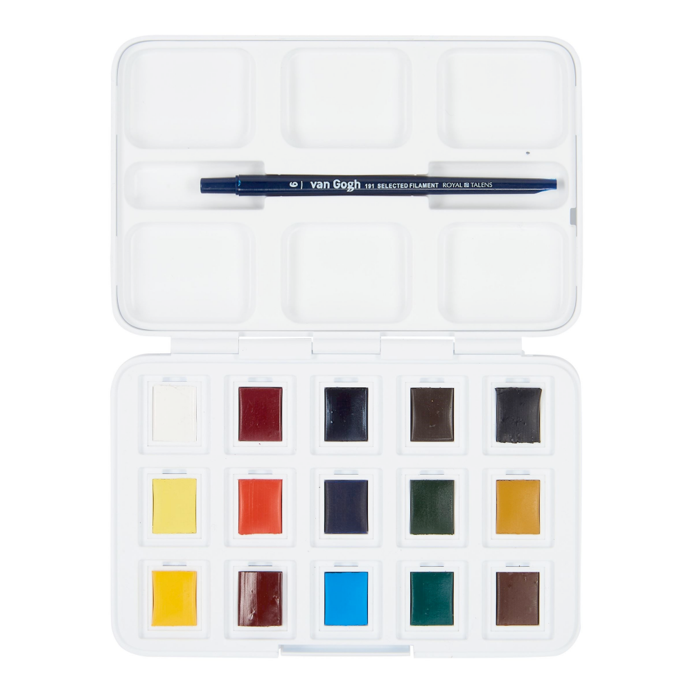 Van Gogh  Watercolour Pocket Box Set 12+3