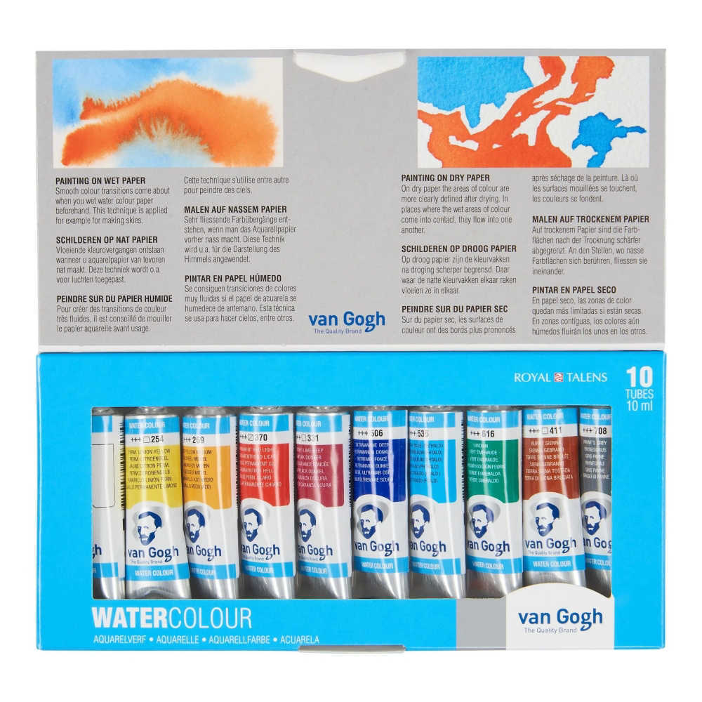 Van Gogh Watercolour Tube Set 10x10ml