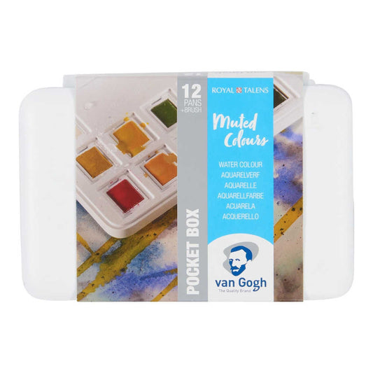 Van Gogh Watercolour Muted Colours Set of 12 Half Pans