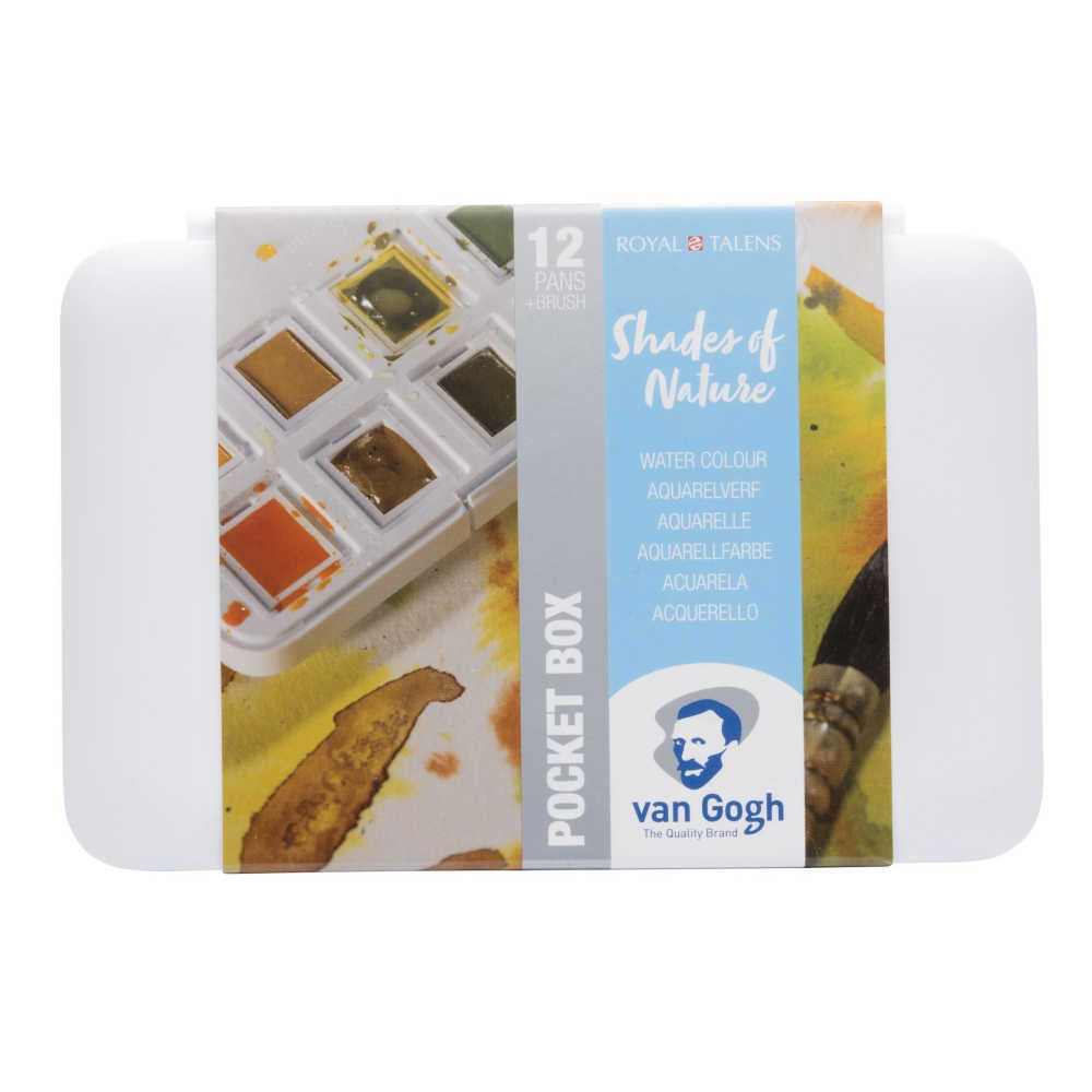 Van Gogh Watercolour Nature Colours Set of 12 Pans