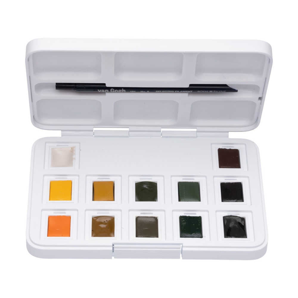 Van Gogh Watercolour Nature Colours Set of 12 Pans