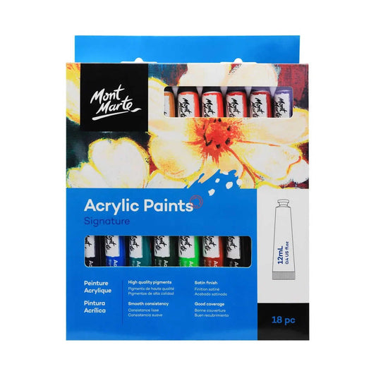 Mont Marte Acrylic Paint Set 18 Piece