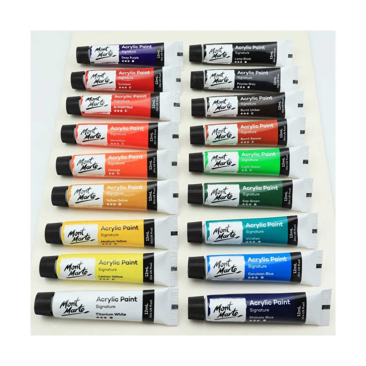 Mont Marte Acrylic Paint Set 18 Piece