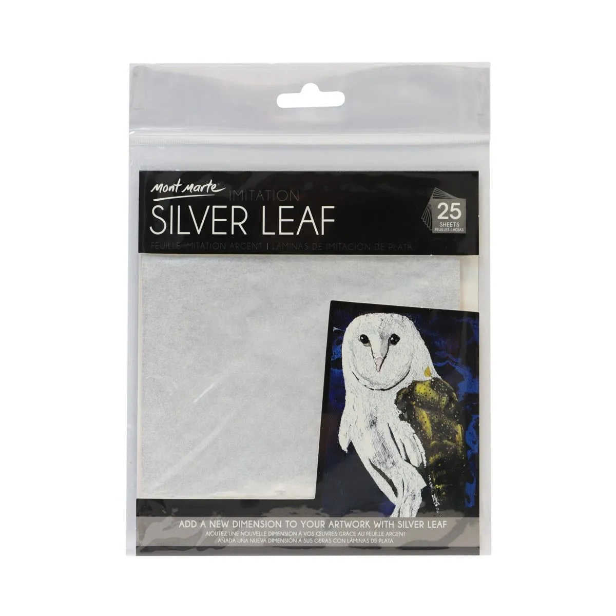 Mont Marte Imitation Silver Leaf