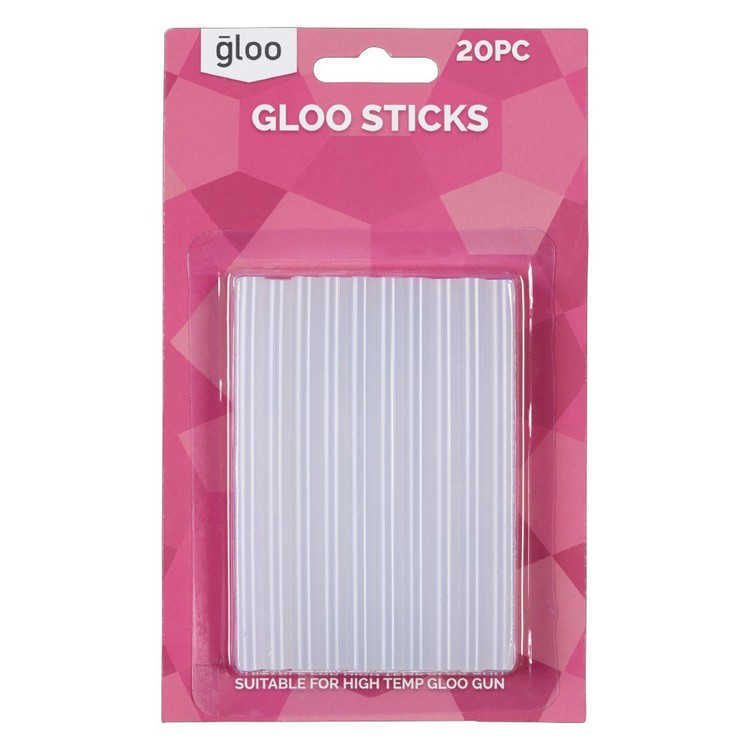 Gloo Glue Stick High Temperature 20pk