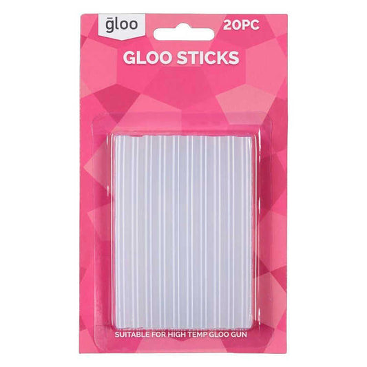 Gloo Glue Stick High Temperature 20pk