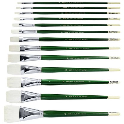 Neef 95 Stiff Synthetic Brushes Flat