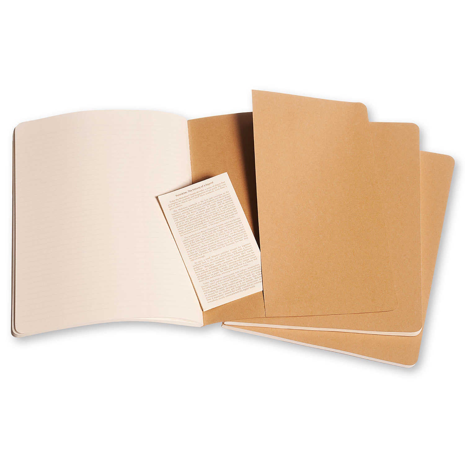 Moleskine Cahier Plain Journals Kraft