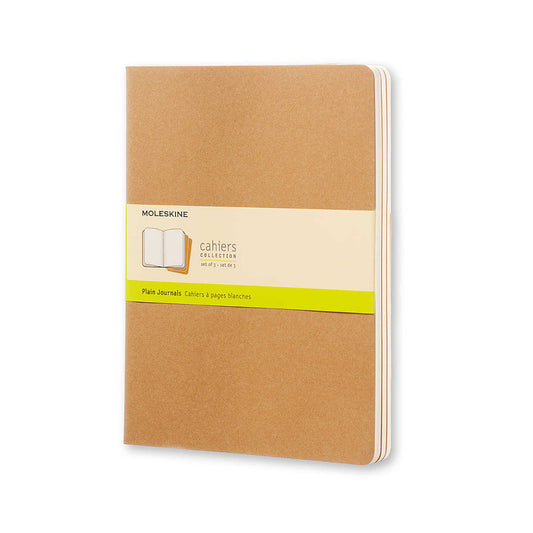 Moleskine Cahier Plain Journals Kraft