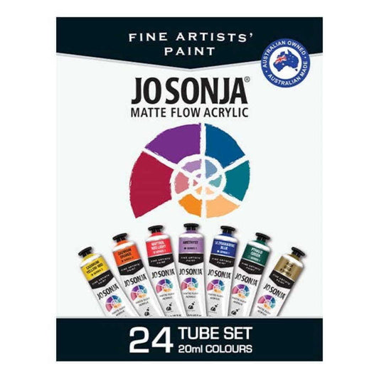 Jo Sonjas Matte Flow Acrylic Set 24x20ml